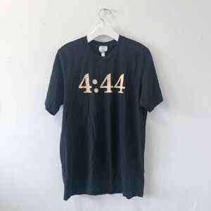 Jay-Z 4:44 Album Tour Toronto Show Black Tee T-shirt RARE Rap Hip Hop 444 Sz L